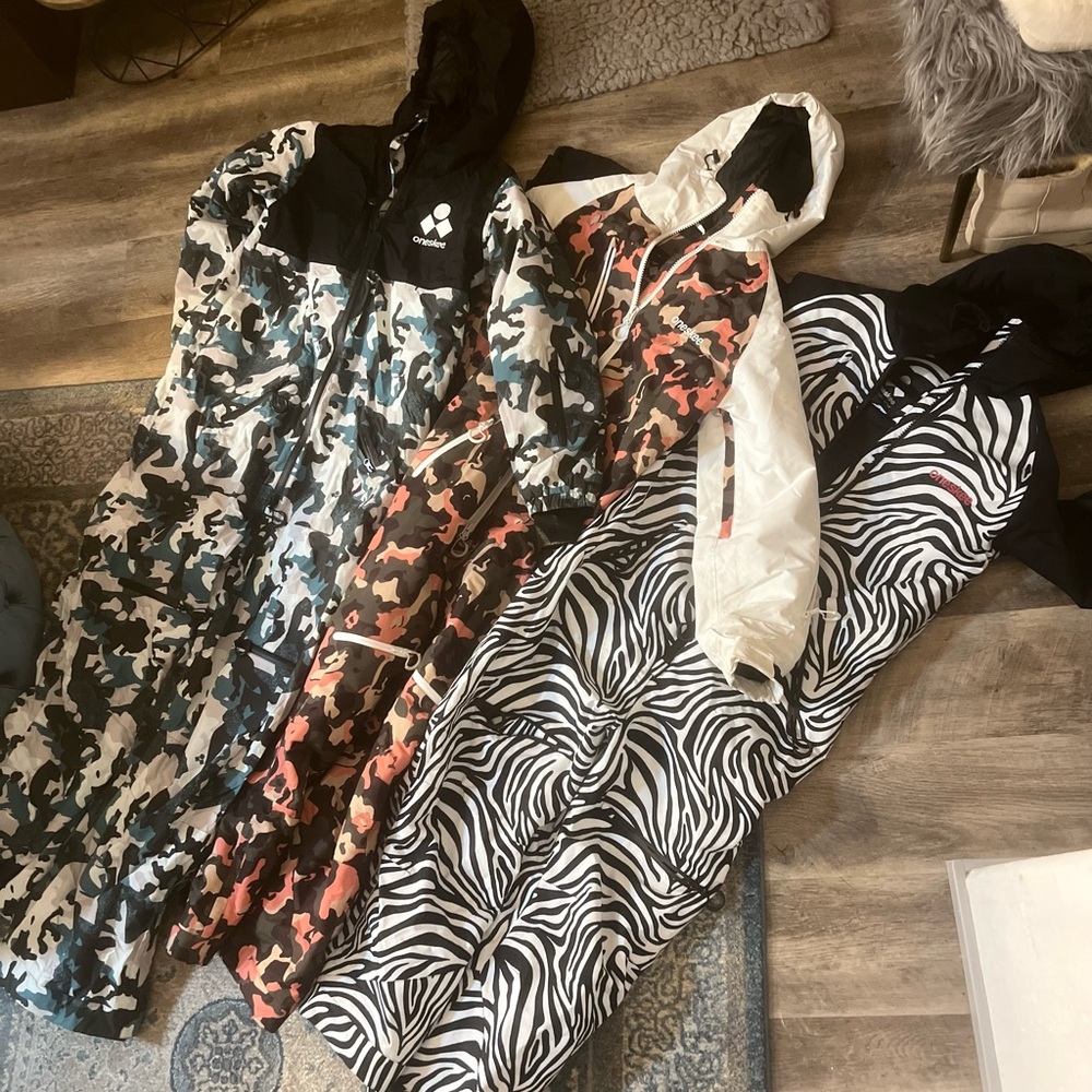 Camouflage and Zebra Print Jackets